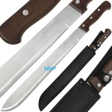 23.75 inch BOLO Machete With Wooden Handle And Sheath (K-MACH-580-23.75)