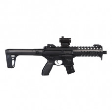 Sig Sauer MPX 30 Shot 88g CO2 Air Rifle Black .177 Pellet with SIG 20R Red Dot